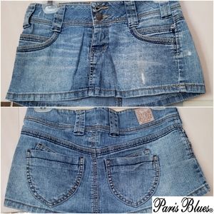 ✨ DONATING SOON 🛍11 x $111💌 🌠Paris Blues🌠 jean mini skirt